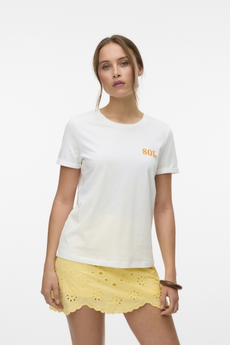 Vero Moda vmella s/s o-neck t-shirt jrs btq g